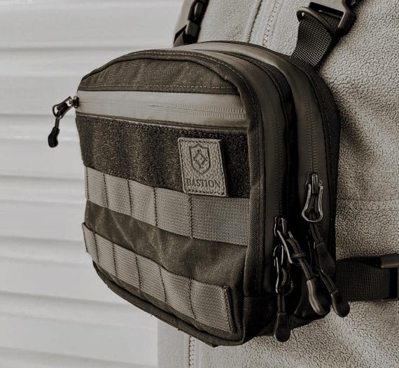 Chest Pack Chest Rig Chest Bag Cordura Hiking Kit Bag Handmade