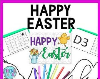 Easter Collaborative Poster - Team Work Activity - Easter Team Building