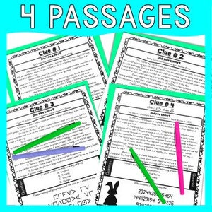 Easter ESCAPE ROOM - Reading Comprehension - Traditions Around the ...