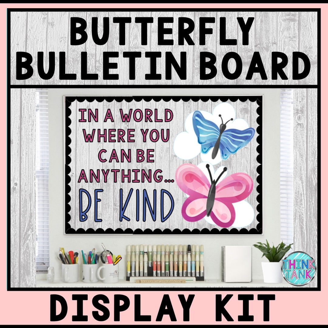 Printable Bulletin Board Display Kit - Teacher Bulletin Board – Be Kind ...