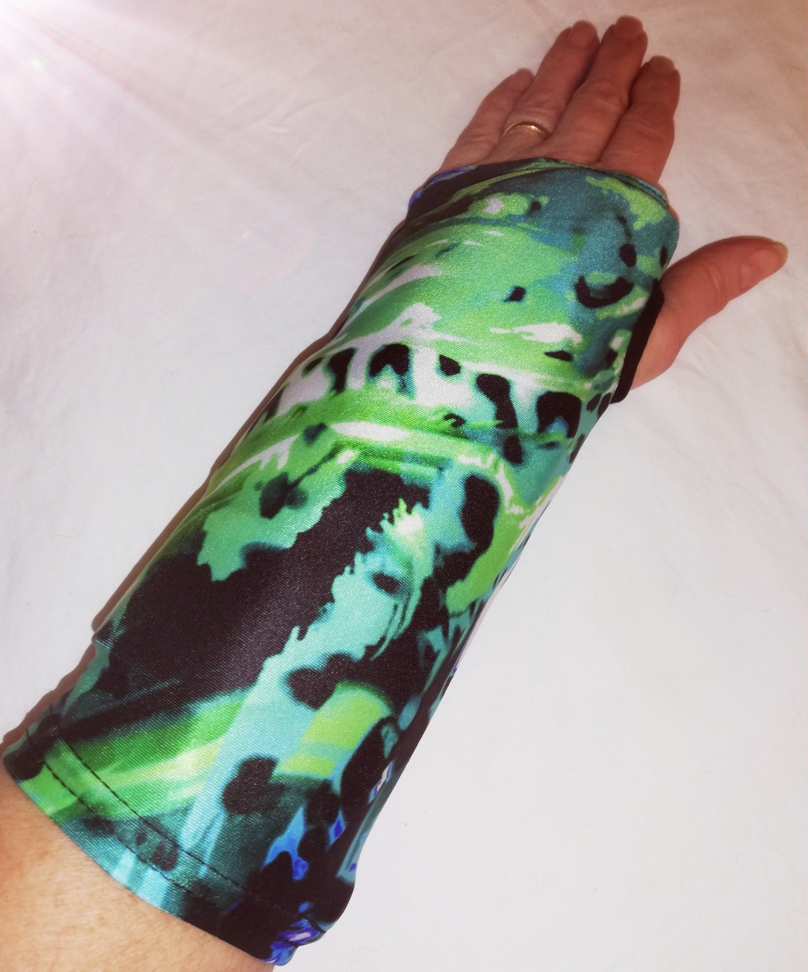 Wrist Splint Cover Tropical Green Etsy