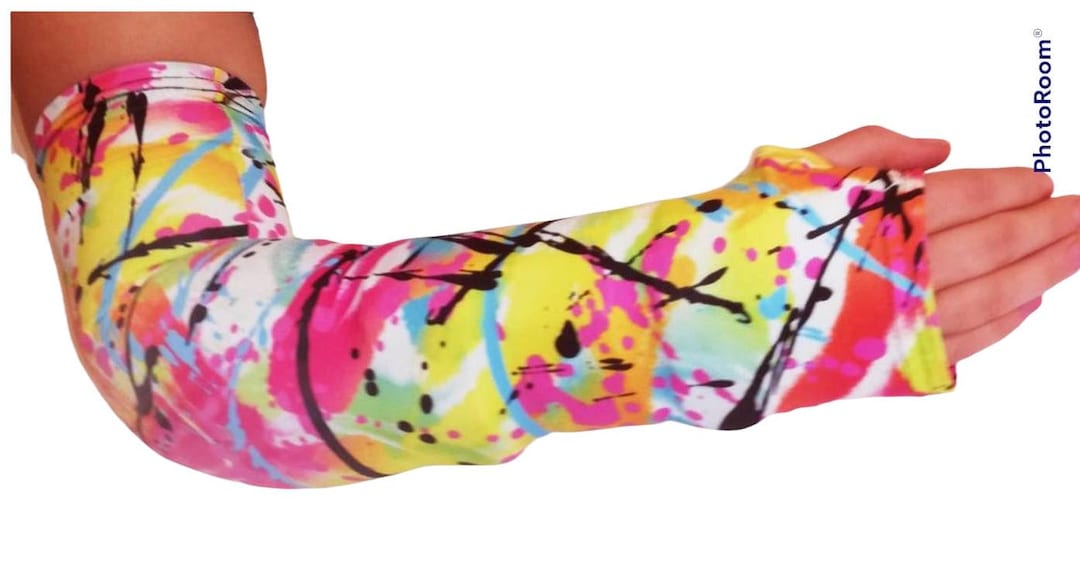 Long Arm Cast Cover. Made in Soft Stretchy Nylon Lycra Etsy