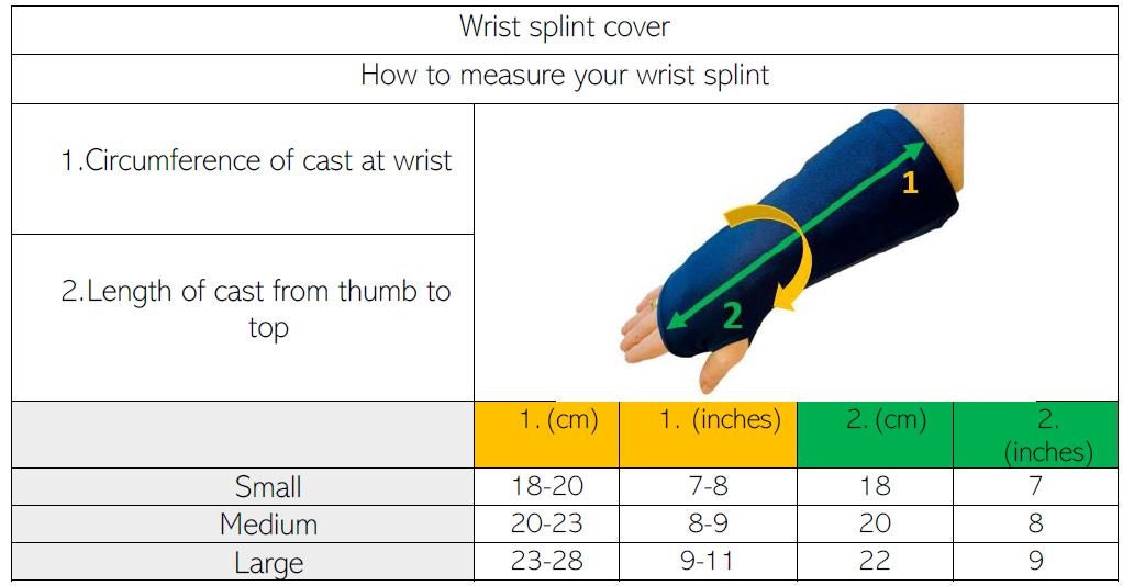 Wrist Splint Cover Tropical Green Etsy Ireland