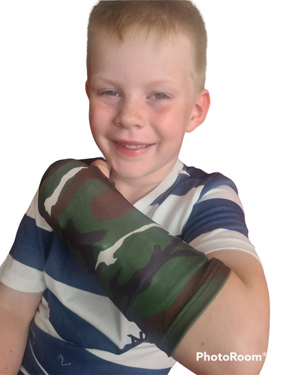 Kids Short/long Arm Cast Cover Camouflage Etsy