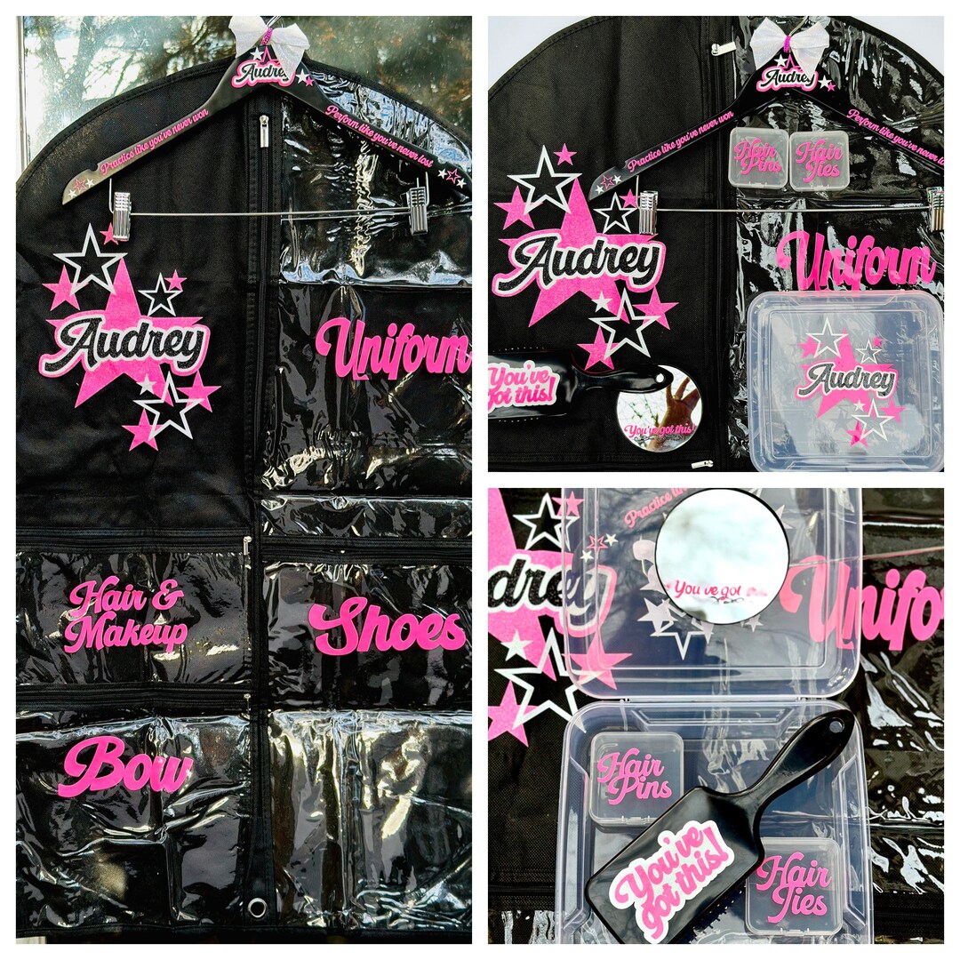 Uniform/ Costume Garment Bag and Organizers Cheer/ Dance Etsy