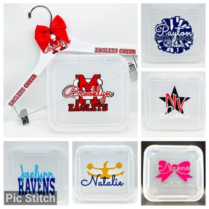 Cheer/ Dance Bow Accessory Travel Box Cases