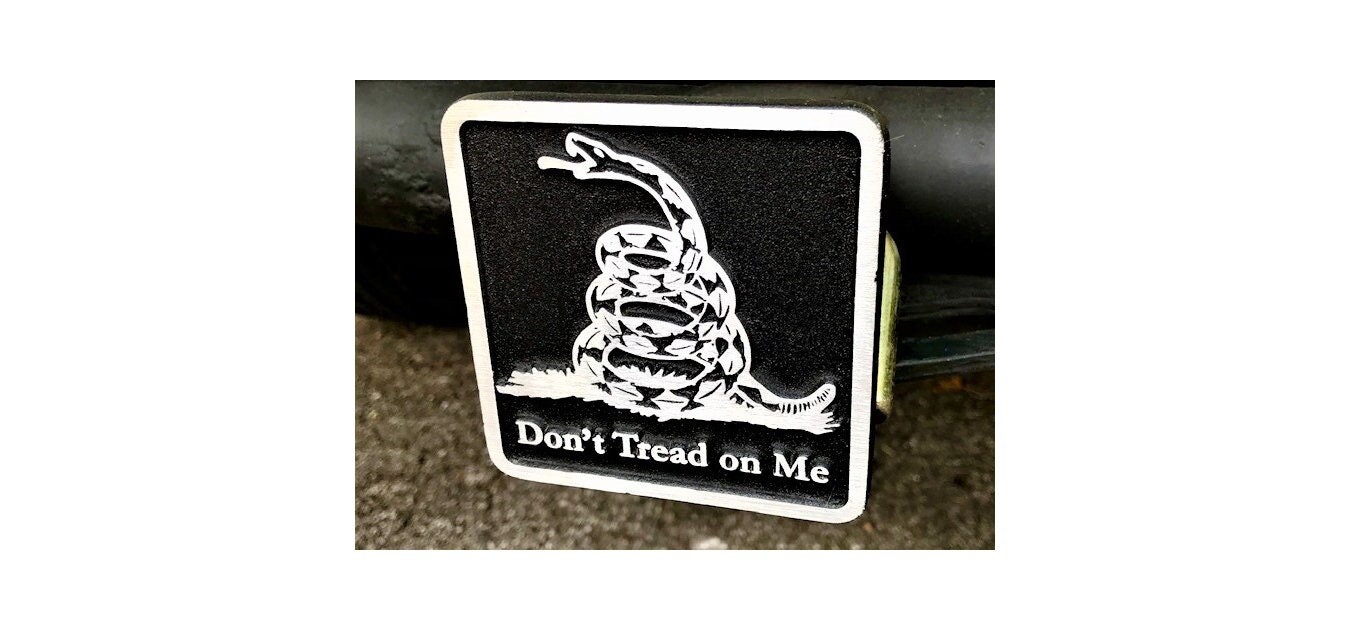 Hitch Cover Gadsden Flag don't Tread on Me Etsy