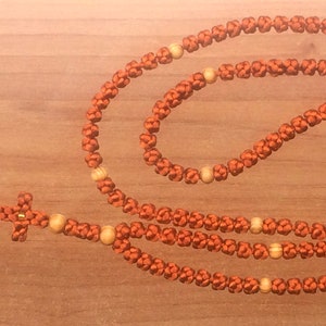 Prayer Rope/Rosary 150 knots made on Mt. Athos in Greece by Мonk Serafim.