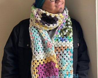 Scrap Scarves - A Granny Square Accessory!