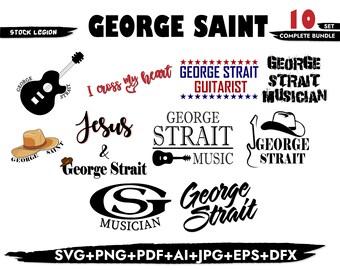 George strait svg | Etsy