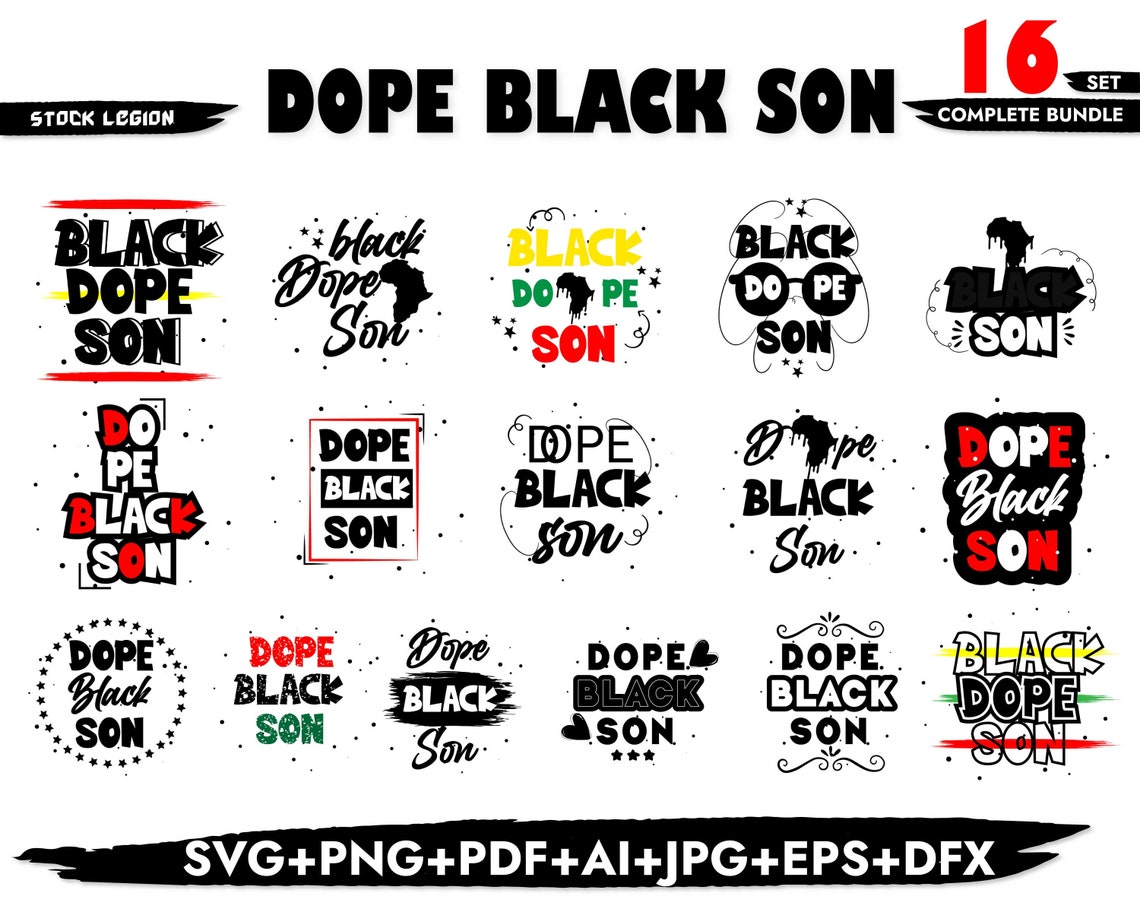 Free Free 122 Dope Black Son Svg SVG PNG EPS DXF File