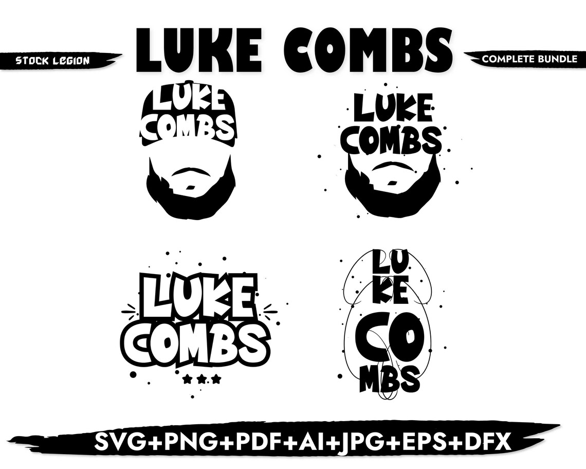 Download 16 LUKE COMBS SVG / Svg bundle / Country music svg / Luke ...