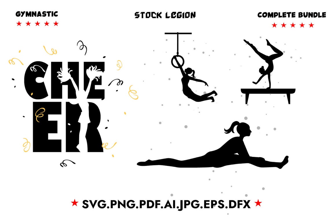 Download 48 Gymnastic svg / Svg bundle / Gymnastics dad svg / | Etsy