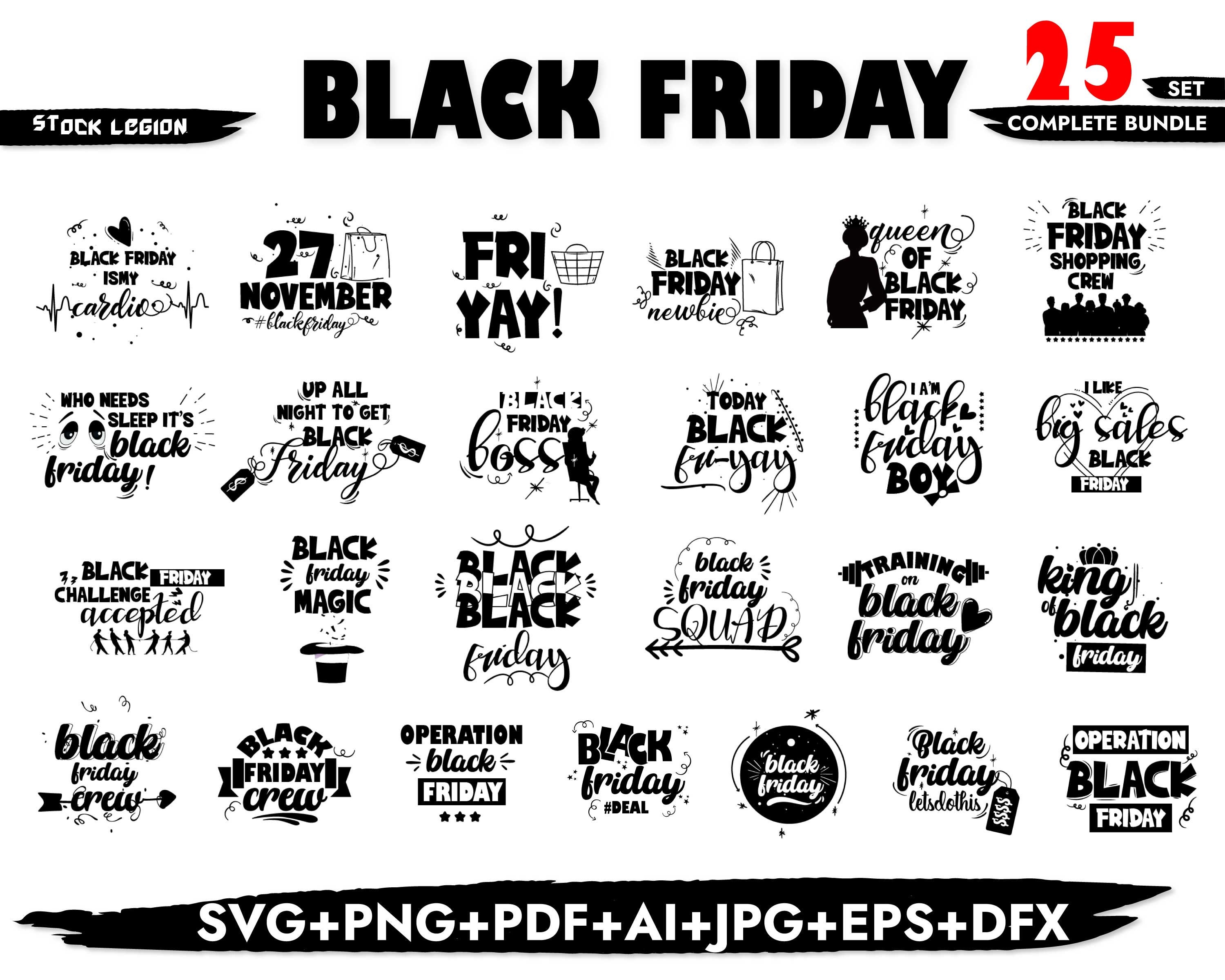 Black Friday Svg,png,dxf,eps,pdf,holiday Svg - Etsy