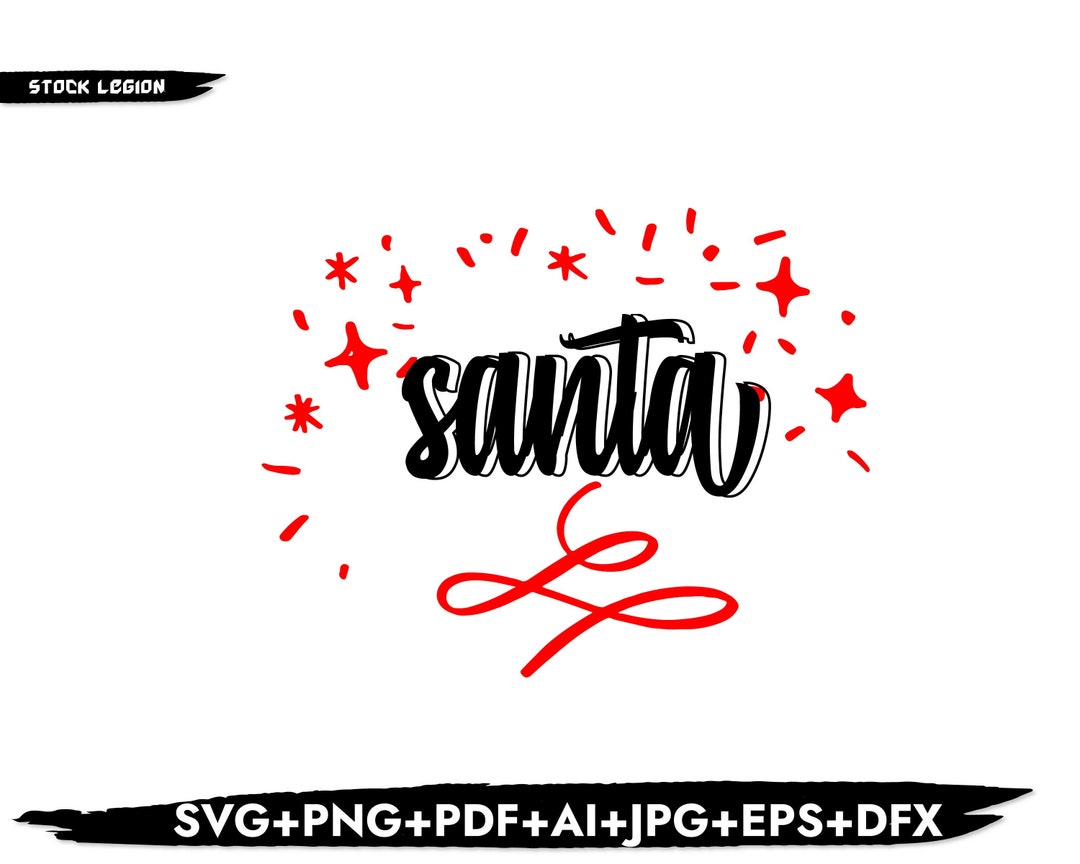 CHRISTMAS SVG / Santa Svg / Santa Face Svg / Png / Pdf / Jpg / - Etsy UK
