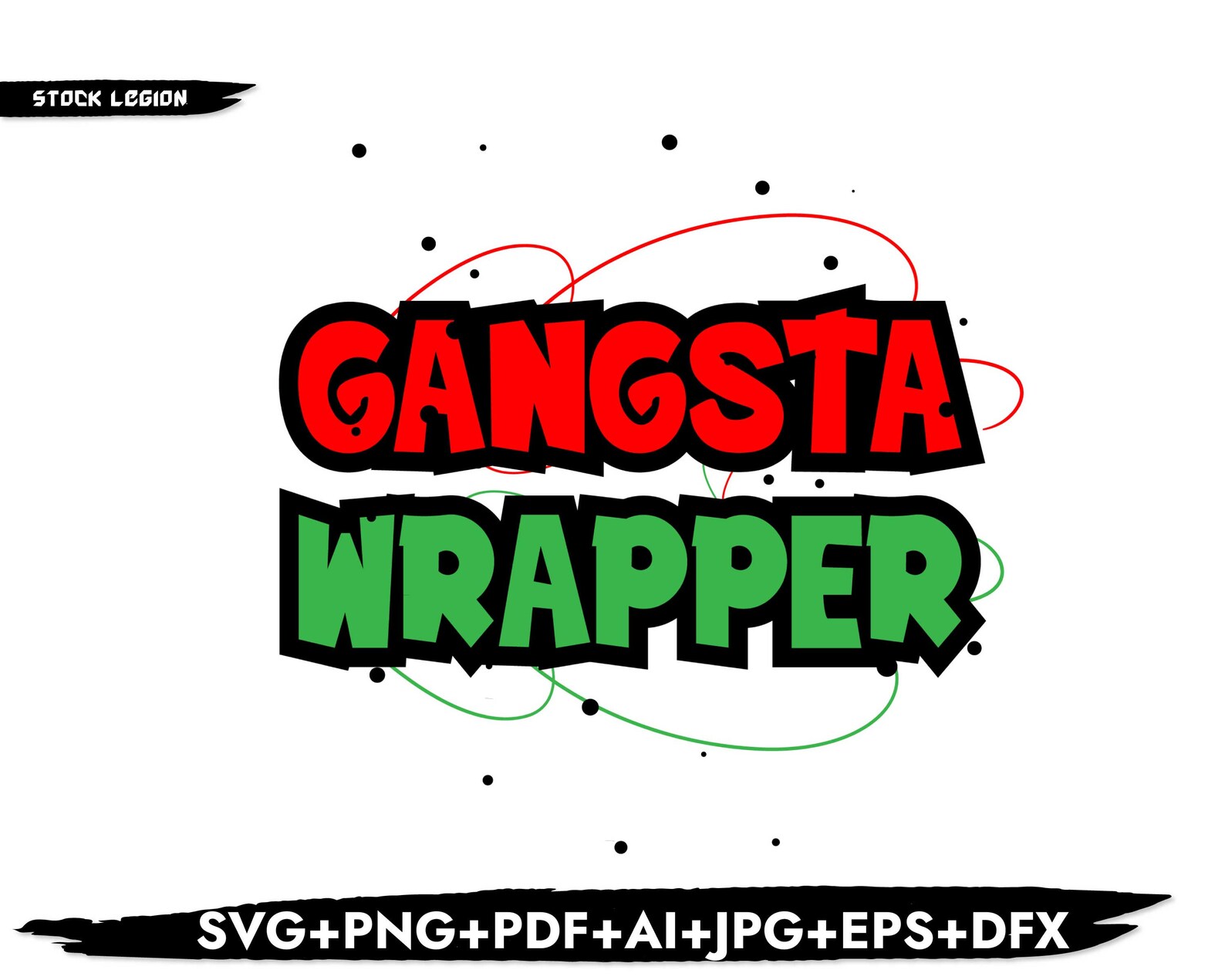 GANGSTA WRAPPER SVG / Cricut Svg / Png / Pdf / Jpg / Dxf / Eps - Etsy