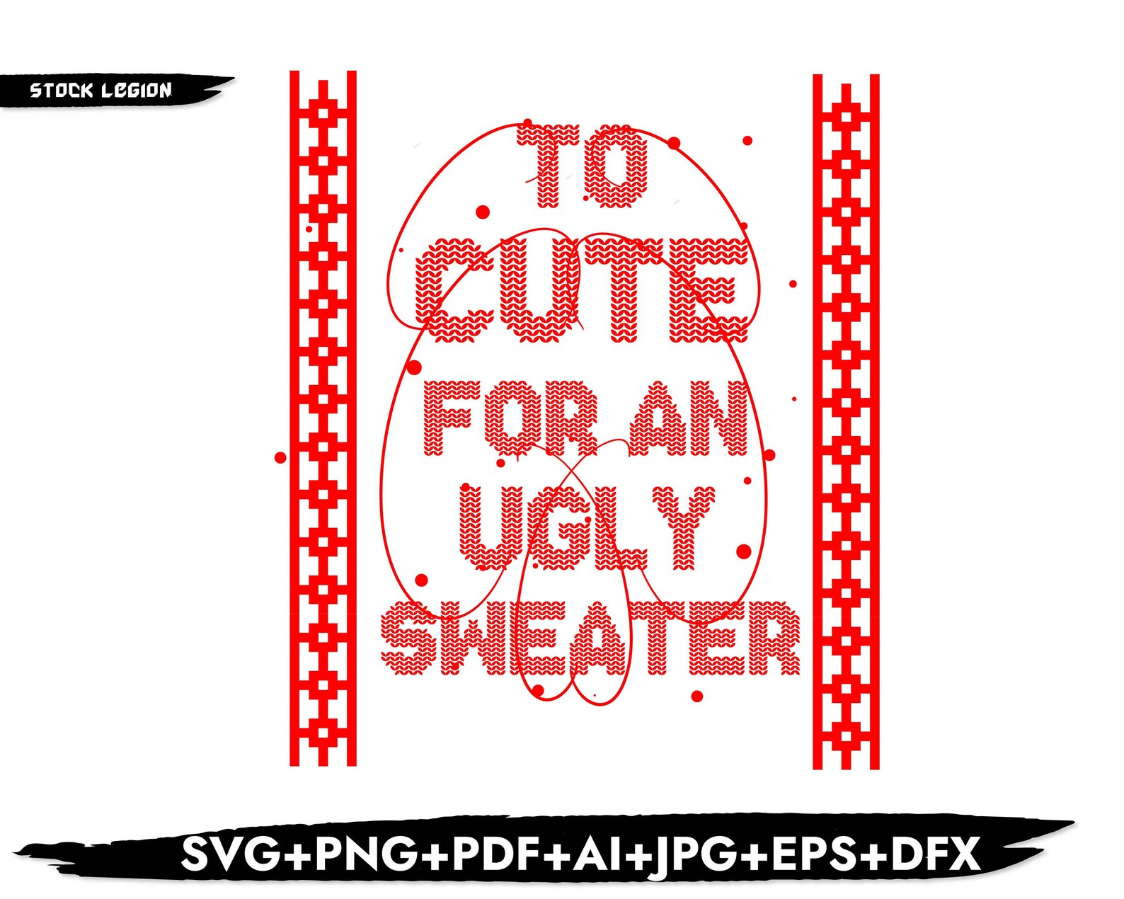 UGLY SWEATER SVG / Cricut Svg / Png / Pdf / Jpg / Dxf / Eps / - Etsy
