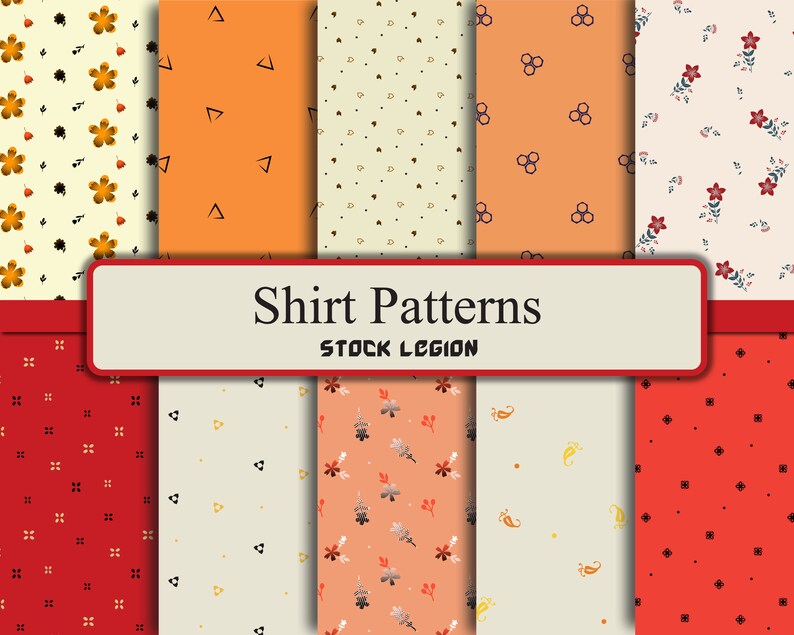 FALL DIGITAL PAPER Seamless Pattern Digital paper Scrapbook Paper Vector images Autumn Digital Paper Background Patterns Mens Digital Paper