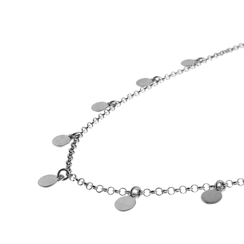 Chapas Necklace Silver Bohemian Necklace Silver Inserts Necklace Hippie Women/'s Choker Sterling Silver Boho Women/'s Necklace Silver Choker