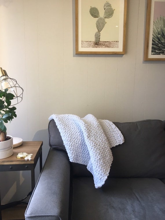 Cozy Light Blue Baby Blanket