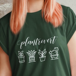 Plantrovert Svg, fichiers Svg de chemise végétale pour Cricut, cadeau pour amoureux des plantes Svg