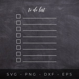 To do list SVG, To do list cut files, Planner inserts svg cut files