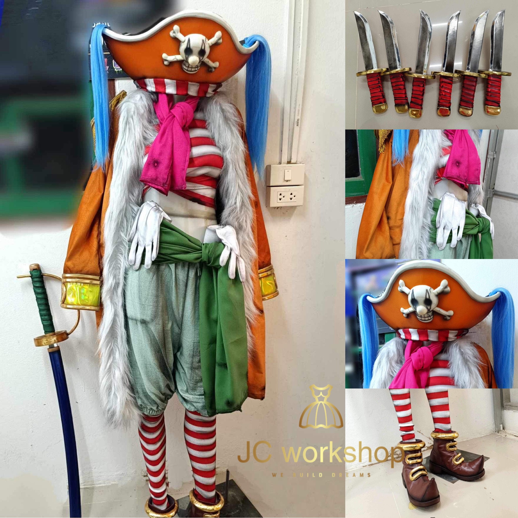 Dark Dark Fruit Prop Blackbeard Cosplay Anime Manga Fanart 