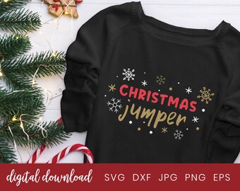 Download Free Christmas Jumper Svg Etsy PSD Mockup Template