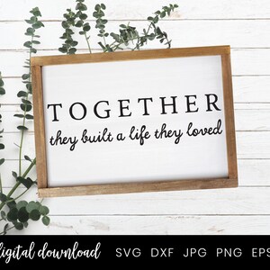Modern Farmhouse Sign, Home Decor, Clipart Cut files, Sign svg for Cricut and Silhouette, Room wall decor, Family Sign, Housewarming gift