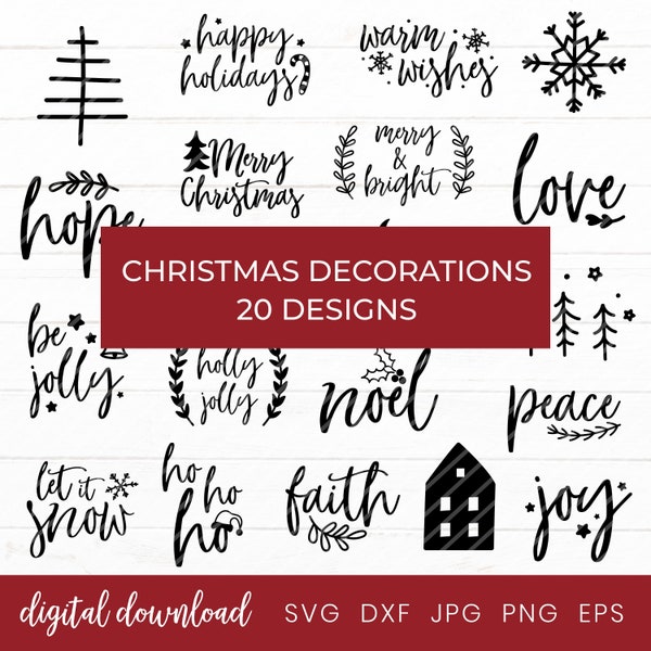 Christmas Svg Bundle, Christmas Bauble Decoration Bundle, Christmas Svg Ornaments Bundles, Christmas Bauble Making SVG Cut File Bundle