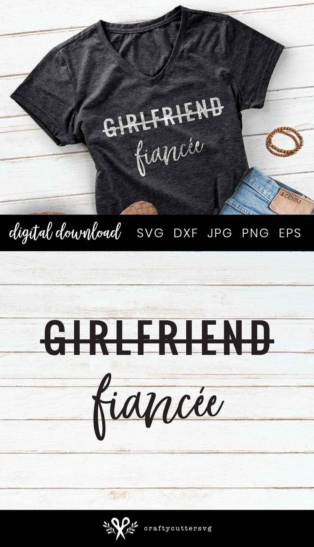 Girlfriend Fiancee Shirt, Engaged Shirt, Bride to Be Shirt for Women ...
