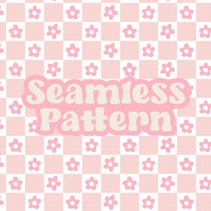 Retro Pattern, Checker Pattern Seamless File, Groovy Png, Repeat Pattern for Fabric Sublimation, Retro Pattern, Printable Digital Paper