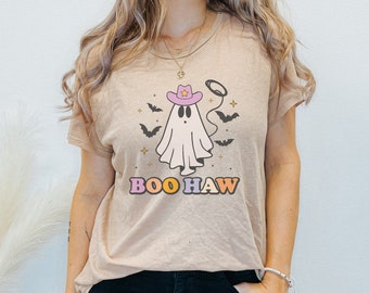 Boo Haw Png, Cowboy Halloween, Retro Halloween, Halloween PNG, Ghost PNG, Groovy Halloween, Cowboy Ghost Sublimatie, Halloween Sublimatie