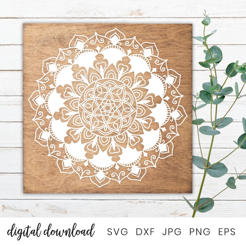 Free Free Cricut Mandala File 609 SVG PNG EPS DXF File