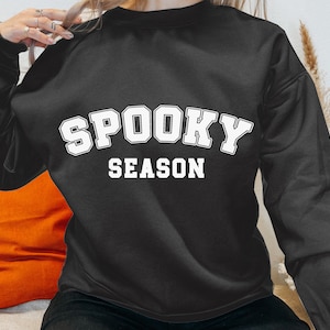 Spooky Season Svg, Halloween Png, Spooky Png, Autumn Svg, Varsity Svg, Halloween Sweater, Vintage Svg, Fall Svg