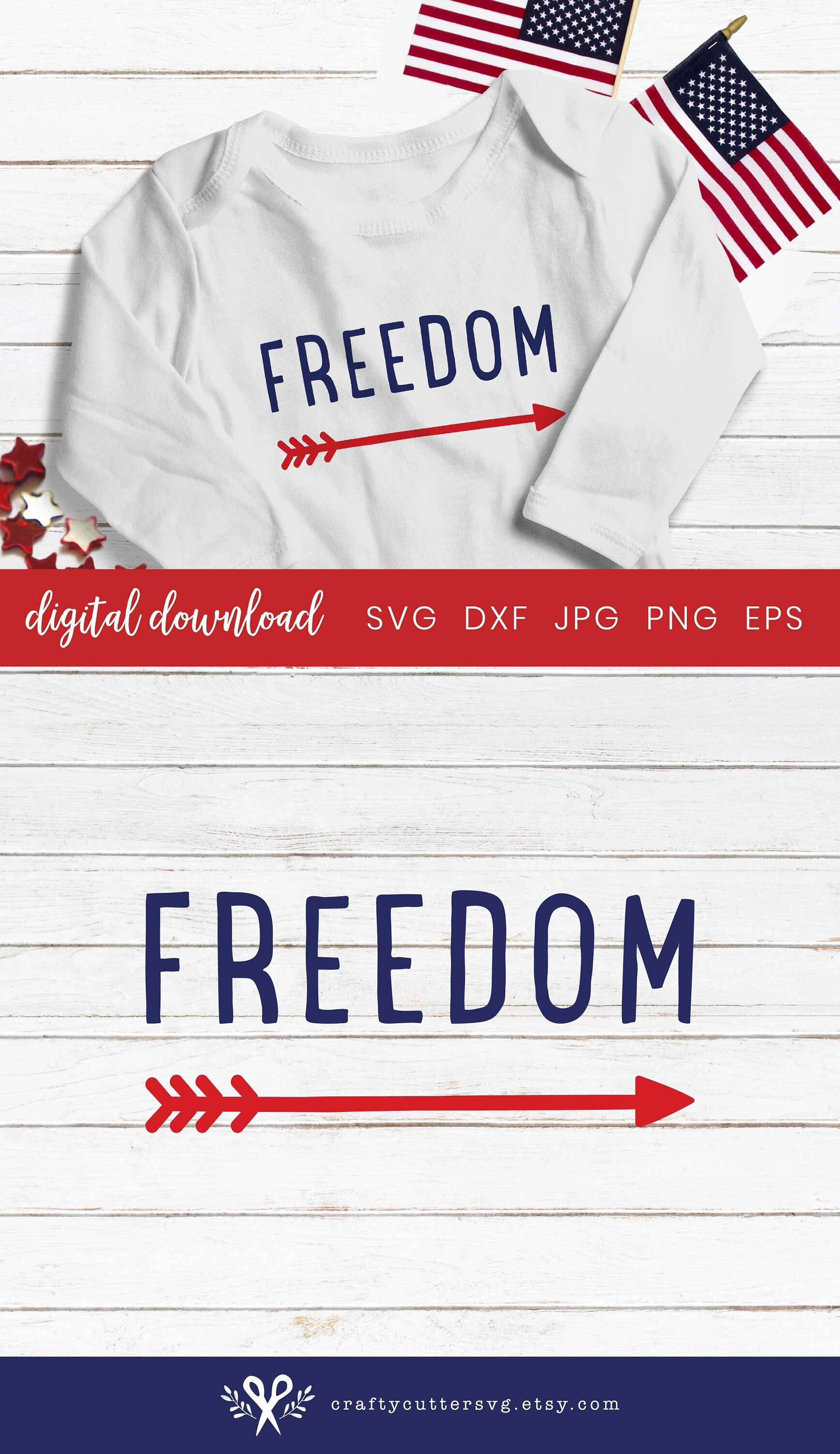 Download Freedom American Flag T Shirt Svg Stars And Stripes Tee 4th Etsy