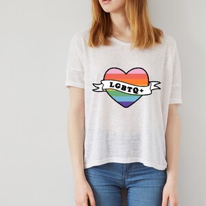 Pride SVG-paket, HBTQ+ Svg-paket, Pride Awareness Month Svg Cut-filer, Rainbow Svg-filer för Cricut, Gay Svg Cut-fil, Rainbow Clipart bild 7