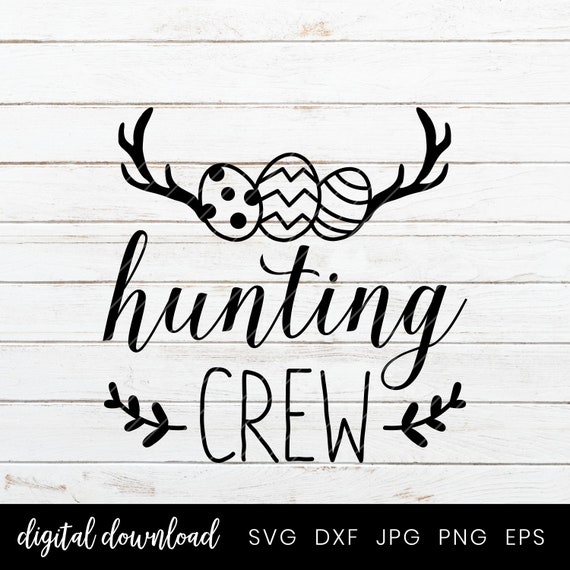 Download Easter Egg Hunting Crew Svg For Cricut And Silhouette Easter Etsy