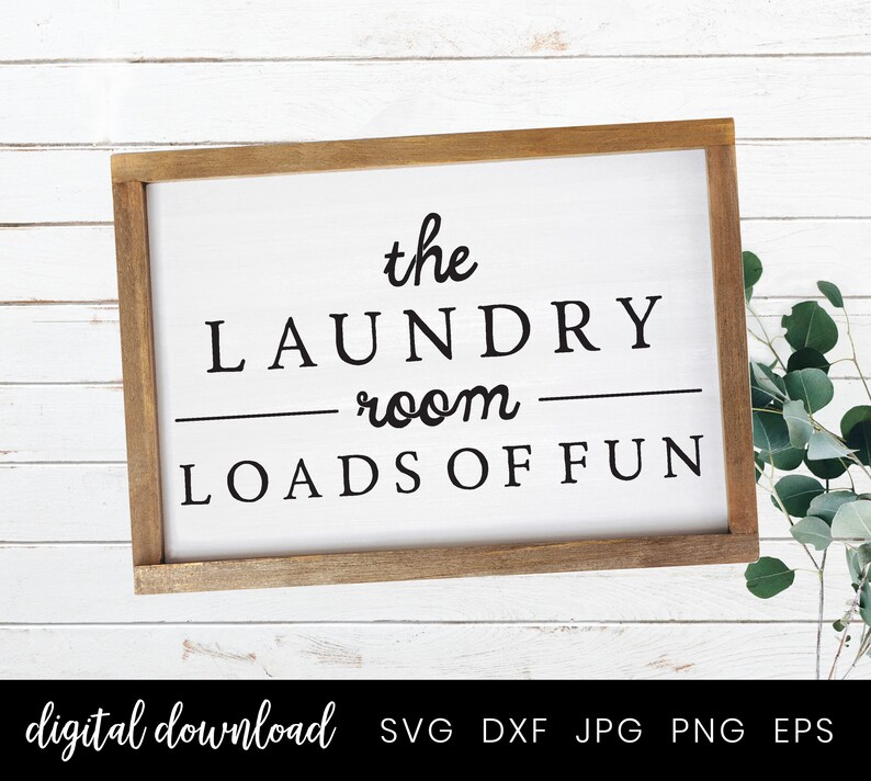 Laundry Room Sign Svg Bundle Rustic Farmhouse Laundry Signs Etsy