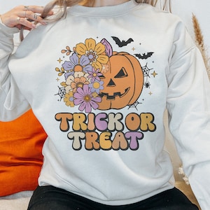 Trick or Treat Png, Halloween Png, Sublimation Digital Download, Halloween Sublimation, Fall Png, Jack O Lantern Png, Retro Halloween PNG