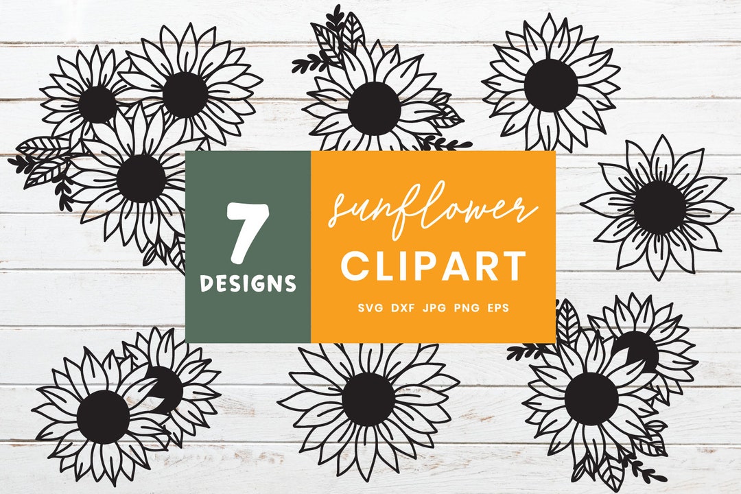 Sunflower Svg Bundle, Flower Cut File for Cricut and Silhouette ...