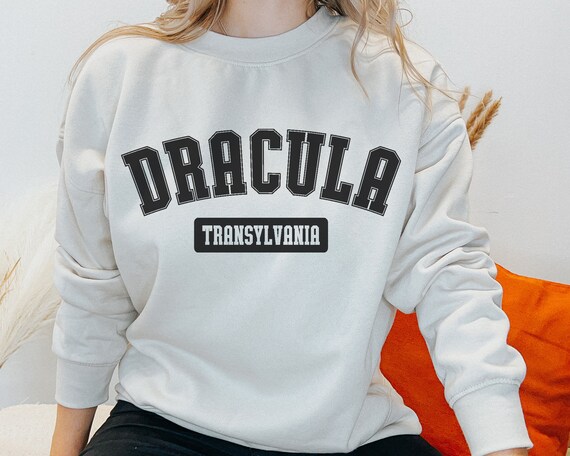 Dracula Svg, Halloween Svg, Varsity Svg, Dracula Shirts, Fall Cut File For Cricut or Silhouette, Fall Shirt, Halloween Sublimation