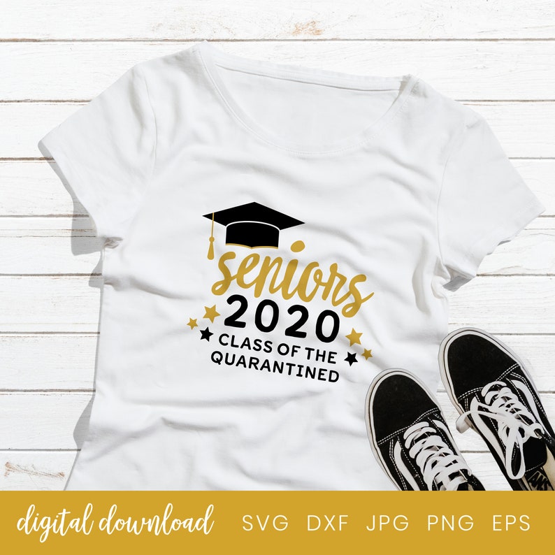 Download Seniors 2020 class of the quarantined SVG T-shirt Design ...