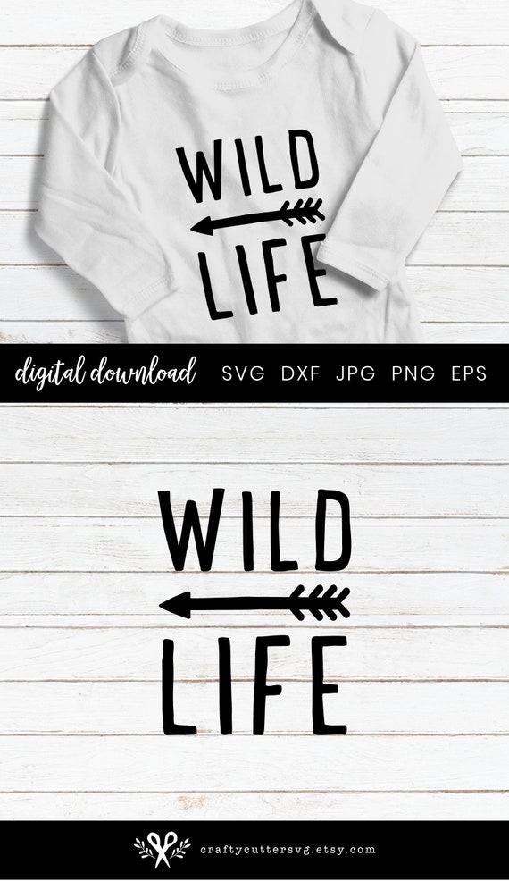 Download Clipart Print Vinyl Sticker T Shirt Design Wild Life Svg Wild Etsy