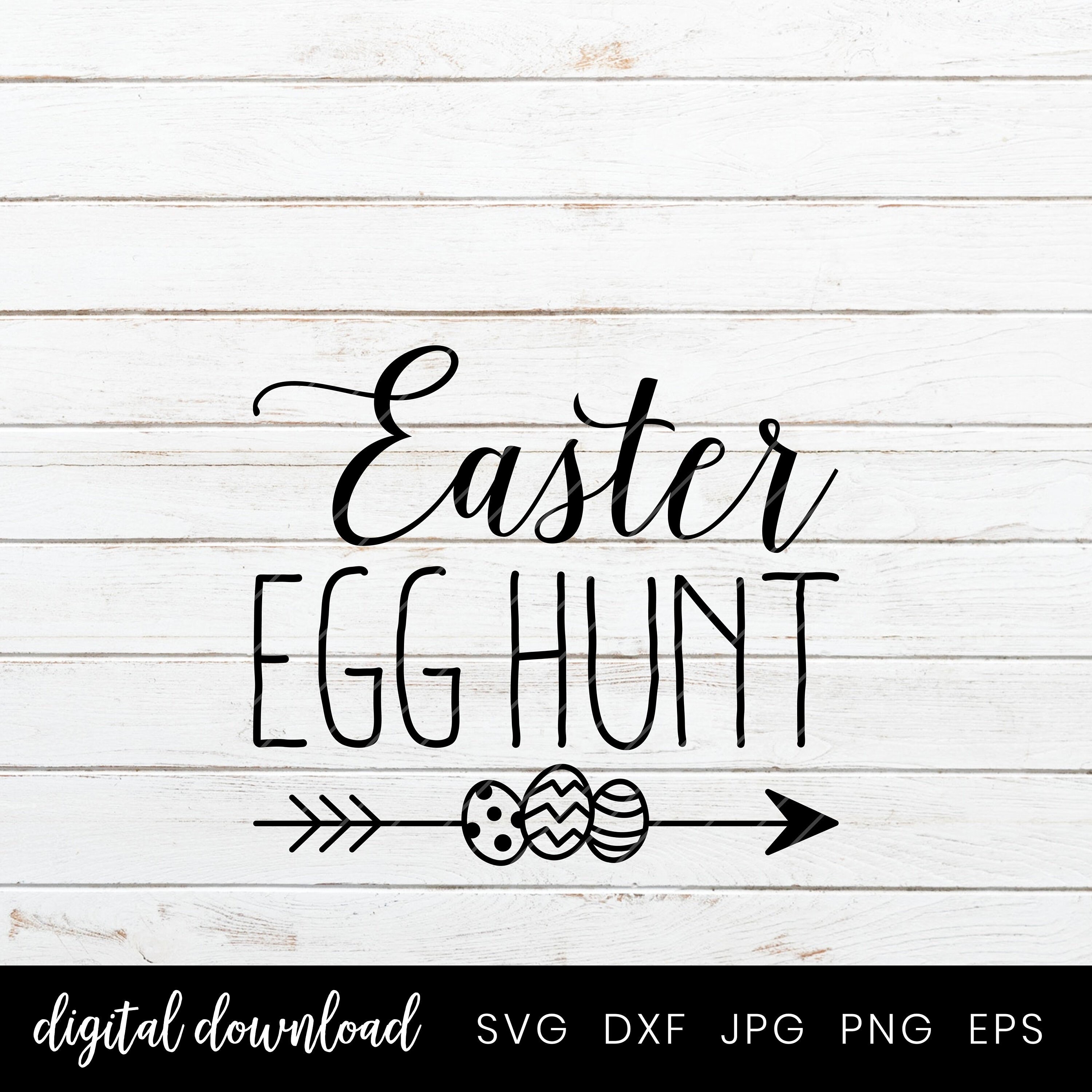 Easter Eggs Svg Hunting Crew Svg Digital Cut Files Cricut Design Silhouette Cut Files
