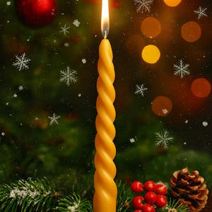 Twisted candle, Natural Beeswax Candle, Pure Beewax Candle, Natural Beeswax Candles, Handmade Candles, Gift Candles, votive candles
