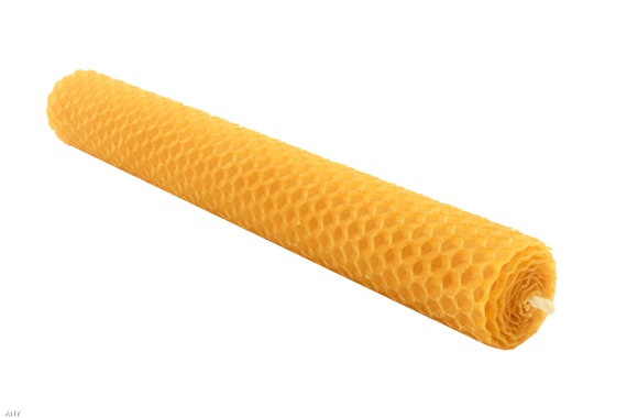 Organic Beeswax Candle Pure Beewax Honeycomb Candle Natural Candle Handmade Candles Hand-rolled Candle 100% Organic Beeswax Candles