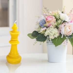 King Candle, Pure Beewax Candle, Natural Beeswax Candle, Handmade Candles, Natural Beeswax Candles, Gift Candles, Chess candles