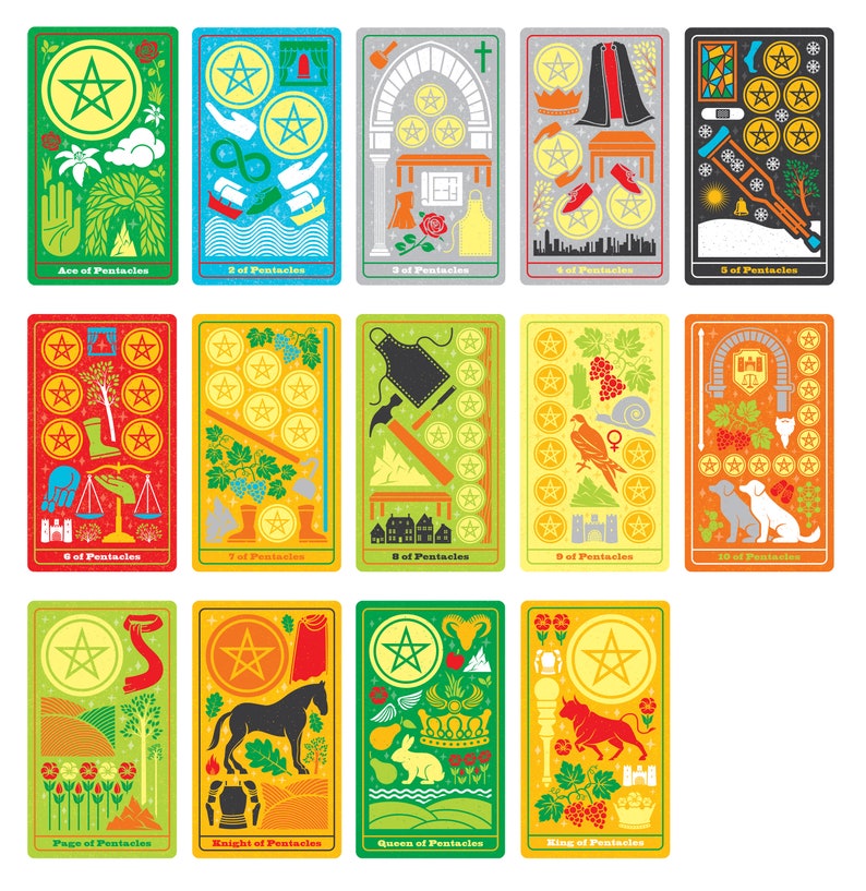 Mazzo di carte dei tarocchi • Edizione indipendente dei tarocchi smontati • Carte dei tarocchi uniche • Regali esoterici • Arte occulta • Strumento di divinazione immagine 10