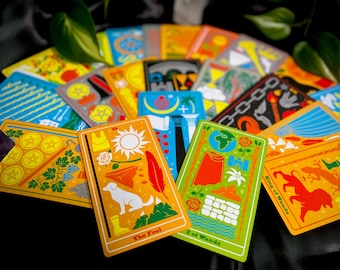 Tarot Card Deck • Tarot Disassembled Indie Edition • Unique Tarot Cards • Esoteric Gifts • Occult Art • Divination Tool